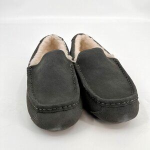 Koolaburra By UGG Suede Tipton slipper Size 9 Sting Gray Fax Bed Lining NWOB